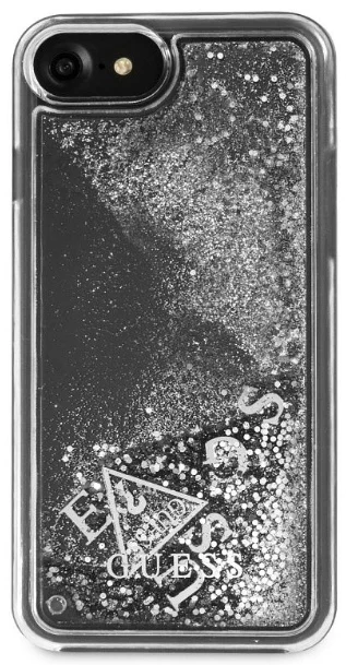 Чехол CG Mobile Guess Glitter Hard для iPhone 7/8/SE 2020 цвет Серебристый |