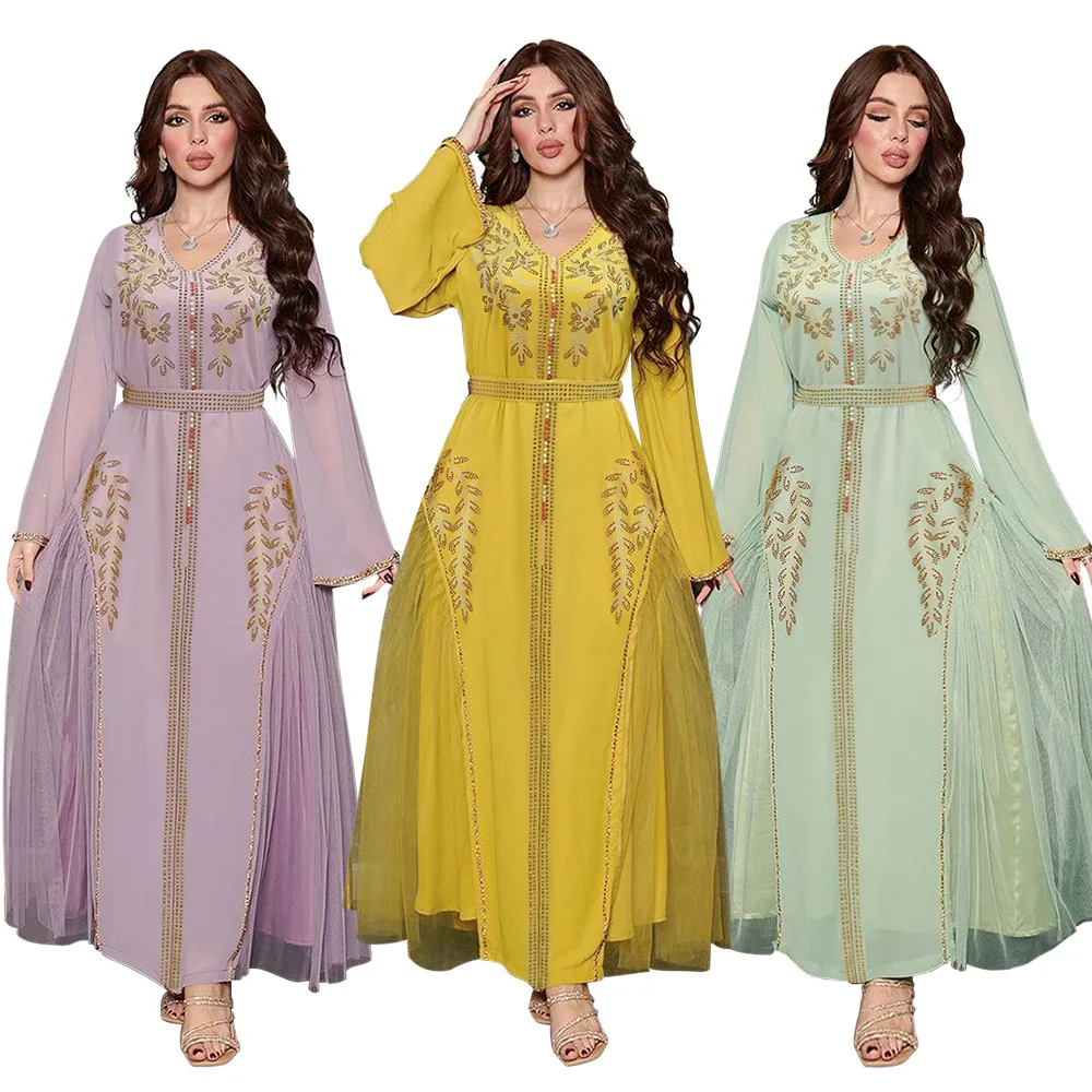 

Платья Eid, мусульманский марокканский кафтан, вечернее праздничное платье, женская мусульманская абайя, индейка, женские платья, элегантные платья Рамадан