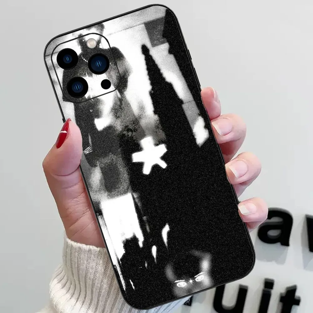 Чехол O-Opium Rap Playboi Carti для iPhone 15 14 13 12 11 Pro Max mini XS XR X 8 Plus SE черный чехол