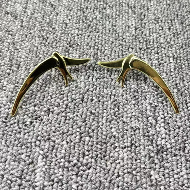 

Оригинальные Модные серьги-гвоздики в виде испанского творческого покрытия, золотистые серьги 14 к и серебристого цвета с золотистыми булавками, праздничные ювелирные изделия, подарочные изделия unode50, 925