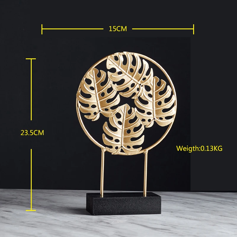 

Nordic Home Desk Ornament Living Room Accessories Decoracion Hogar Moderno Decoration Craft Supplies Leaf Shape Home Decor