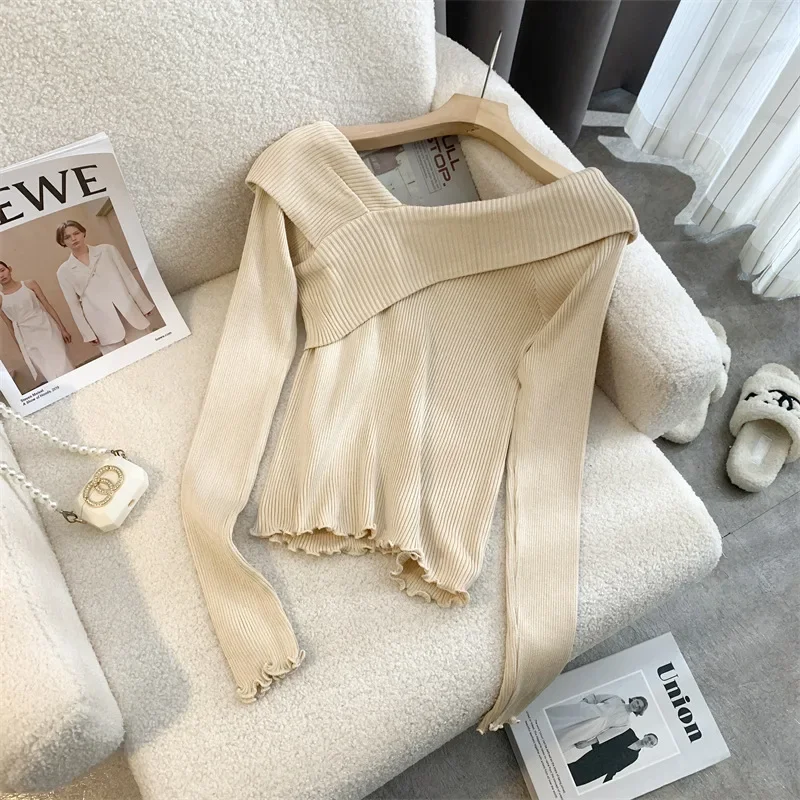 Осенняя коллекция новый дизайн чувственный женский базовый слой с открытыми