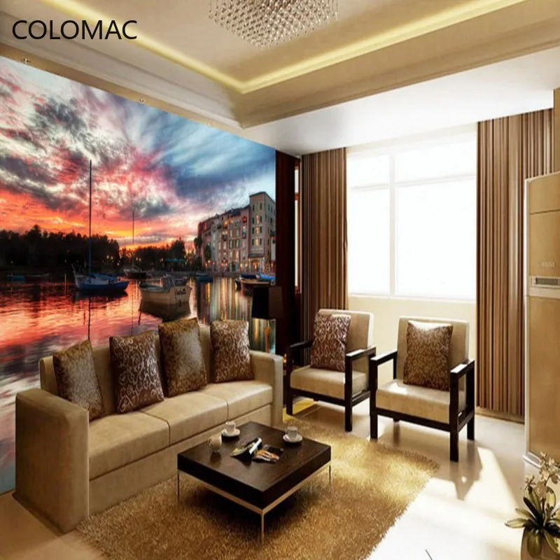 

Обои для фотографий в европейском стиле с изображением живописного Морского Пейзажа