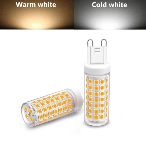 Светодиодная лампа G9 7 Вт 9 Вт 12 Вт 15 Вт 20 Вт AC110V 220 В Светодиодная лампа SMD 2835 LED G9 Замена галогенной лампы 30/40 Вт для домашнего использования