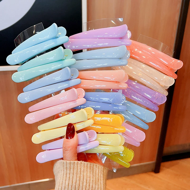 Ful Plastic Long Hairpins Wash Face Bangs Simple Hair Clips Barrettes Fashion Hair Accessories