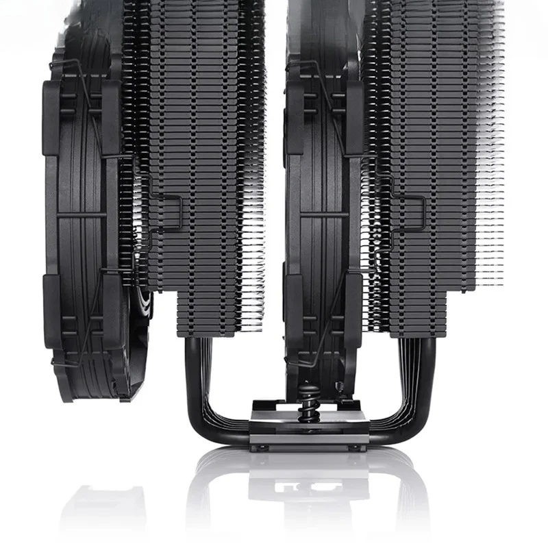 Фото Owl NH-D15 chromax.черная черная версия, вентилятор двойной башни A15, многоплатформный радиатор процессора №4
