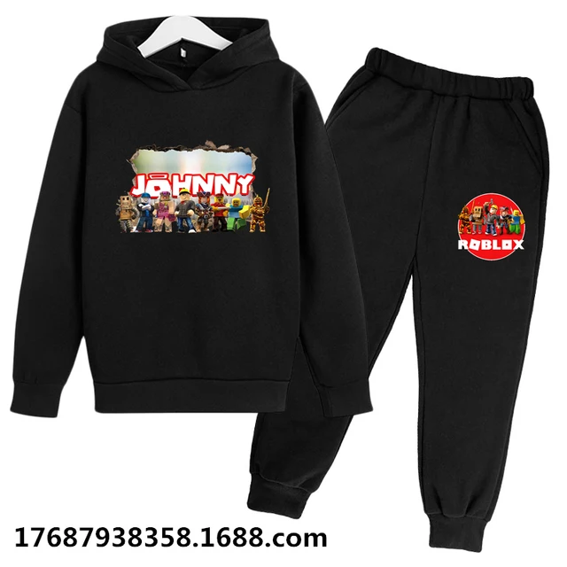 

2022 New Kids Sportswear Kids Game Robloxing Clothing Sets Baby Boy Girls Fashion Sports Suits Hoodie Sweater+pants Boys Clothes