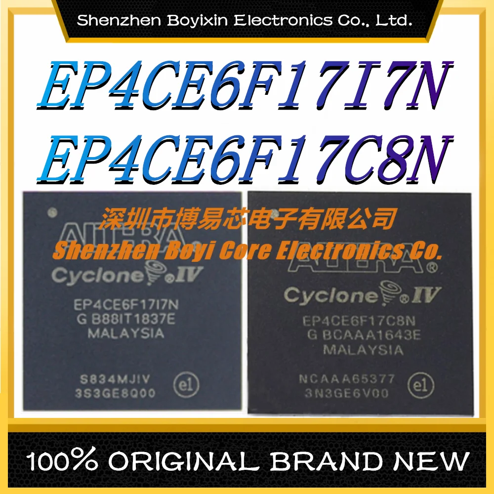 EP4CE6F17I7N EP4CE6F17C8N посылка: FBGA-256 абсолютно новое оригинальное Оригинальное программируемое логическое устройство (CPLD/FPGA) IC Chip