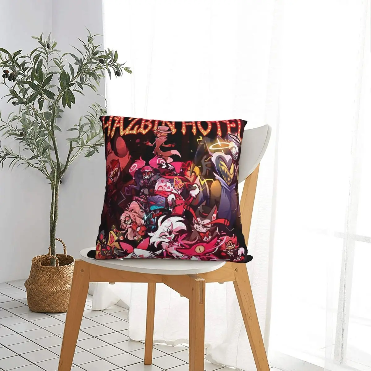 H-HazbinHotels наволочка с персонажами полиэстер чехол для подушки украшение