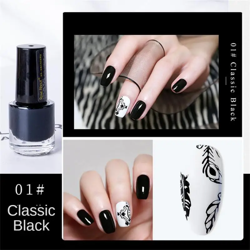 

10 мл Лак для стемпинга ногтей маникюрная печать дизайн черный белый клей для ногтей лак не требует растушевки верхнее покрытие маникюрные изделия для ногтей