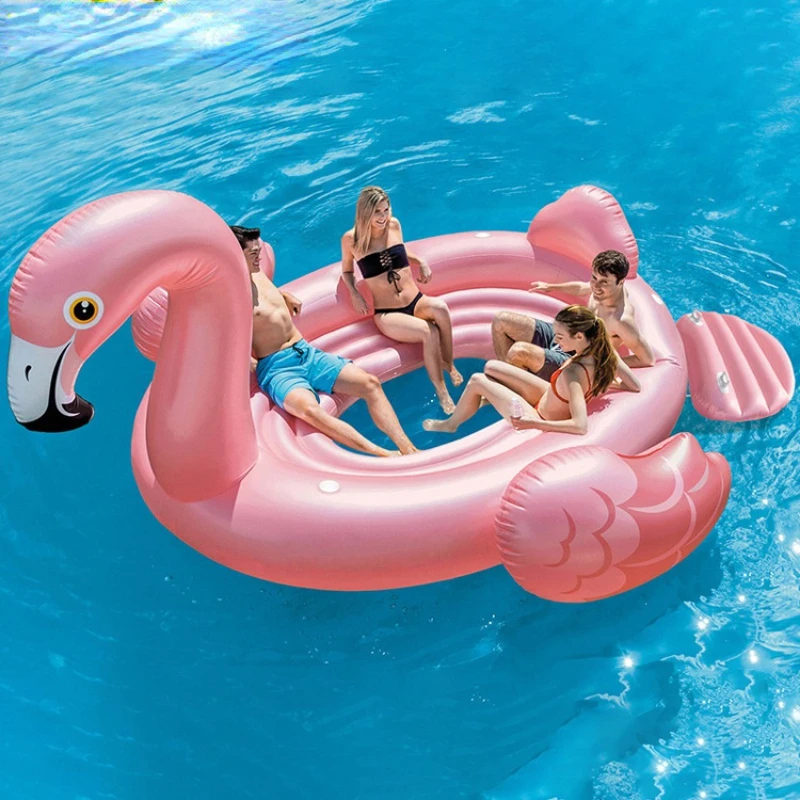 

6-8 человек, огромный бассейн фламинго, поплавок, гигантский надувной Единорог, аксессуары для бассейна, остров для вечерние, плавающая лодка...