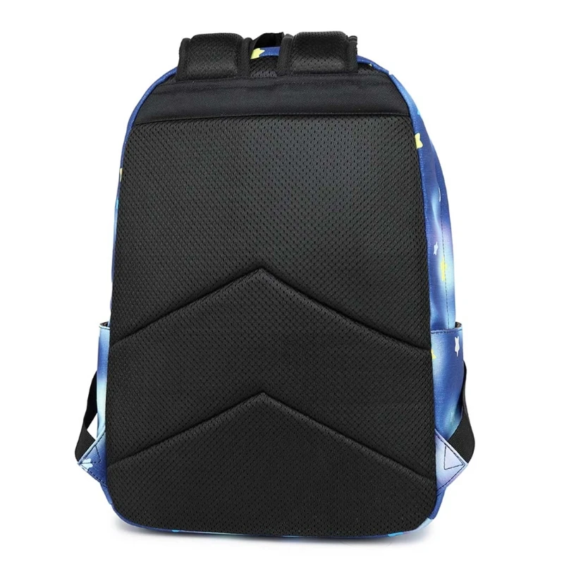 3pcs School Backpacks for Teen Girls Nylon Bookbags Travel Laptop Daypack Lightweight with Lunch Bag Pencil Case Set