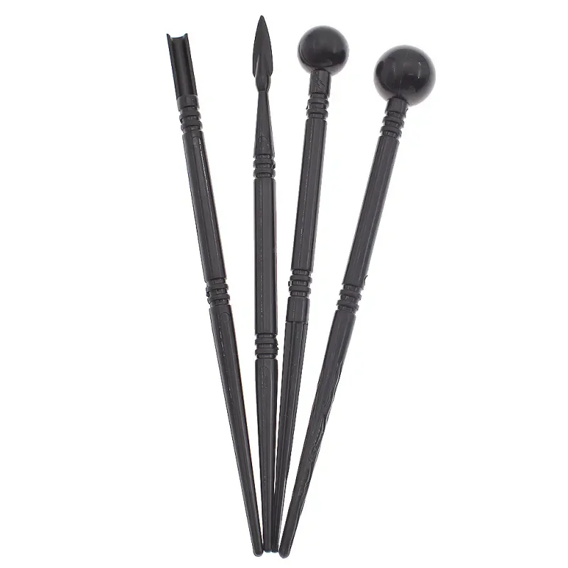 

Black Carving Craft Brush Pottery Clay Tools Accessories DIY Manual Polymer Clay Sculpture Modeling Tool
