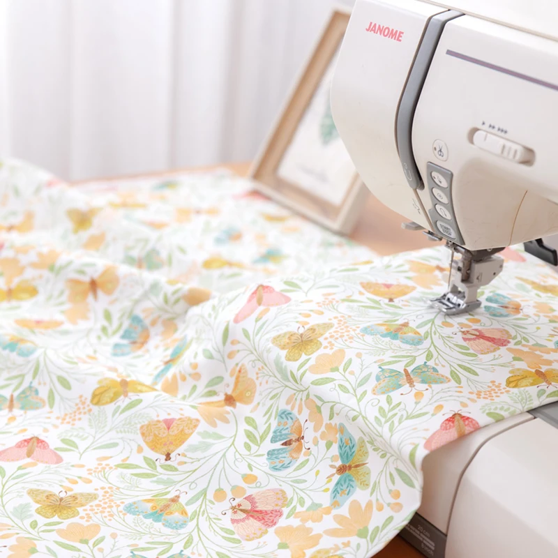 

Высококачественная хлопковая тонкая ткань A5 с принтом 8 А для двора