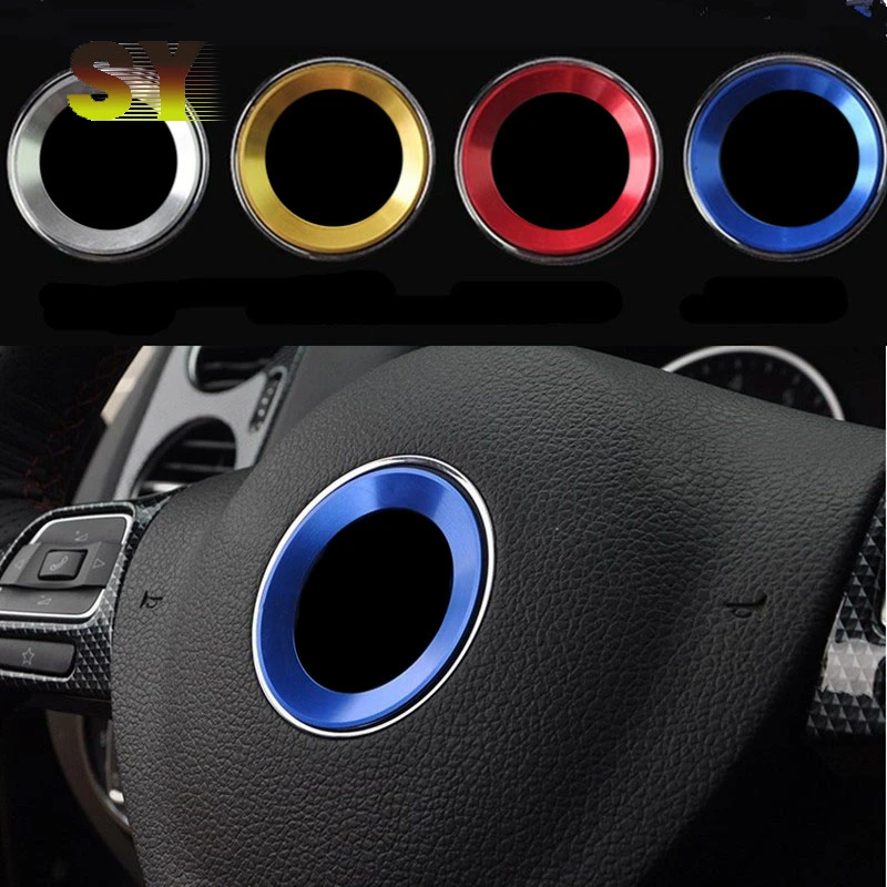 

Car steering wheel interior change decorative ring with sequins For Volkswagen GOLF7 Magotan CC Passat Lingdu Sagitar