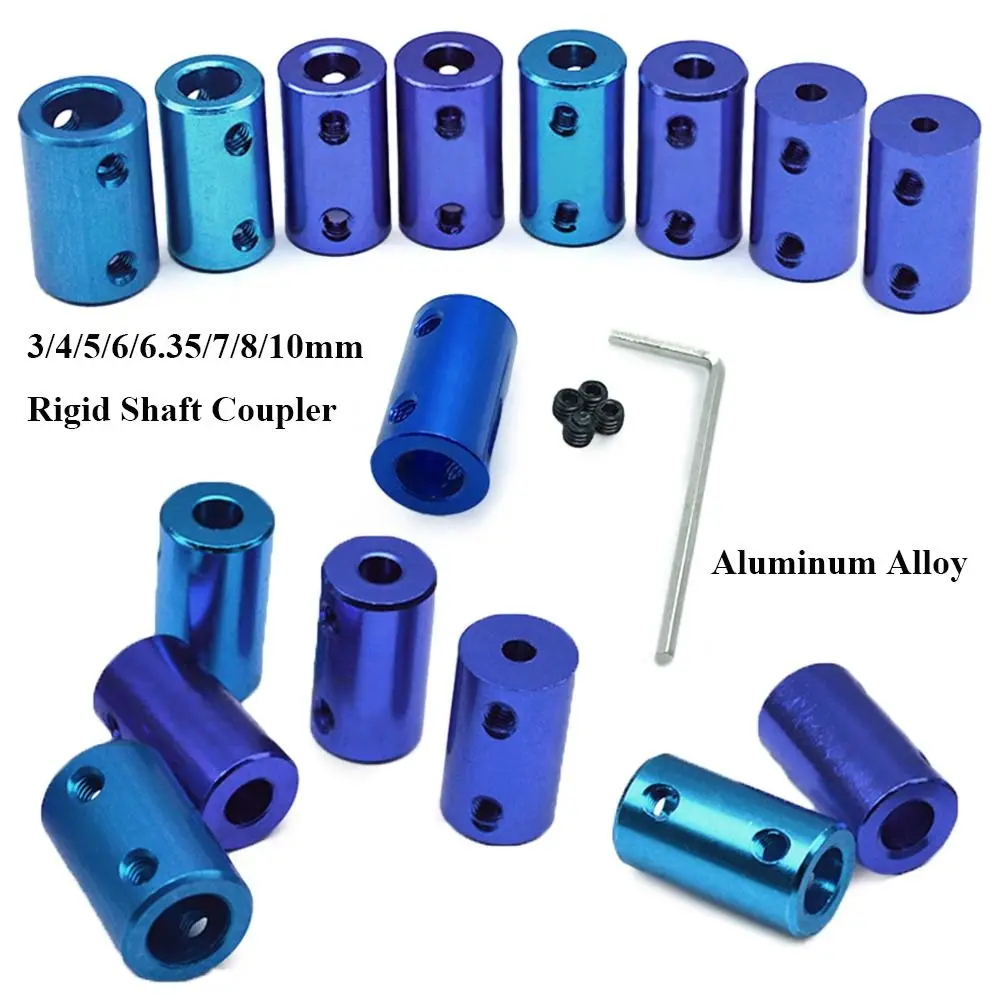 

Aluminum Alloy Stepper Motor Connector Rigid Shaft Coupler Blue Shaft Coupler 3D Printers Parts Coupling Device