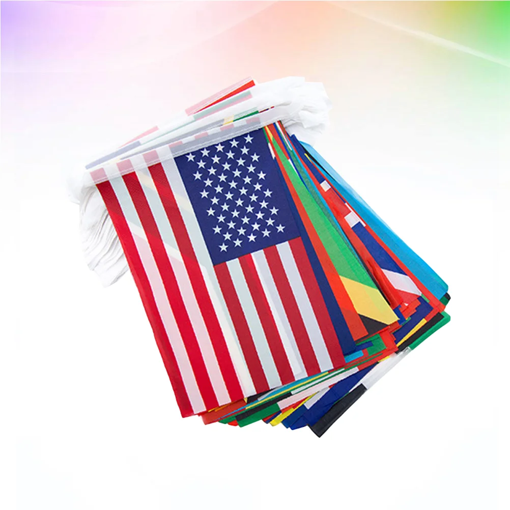 

Banner Flags Football Bunting World Match International National Flagstring Countries Countrythe Pennant