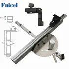 Направляющая торцовочная пила с алюминиевым забором и стопорной системой с угловыми концами на 60 градусов для повторяющегося откидного упора