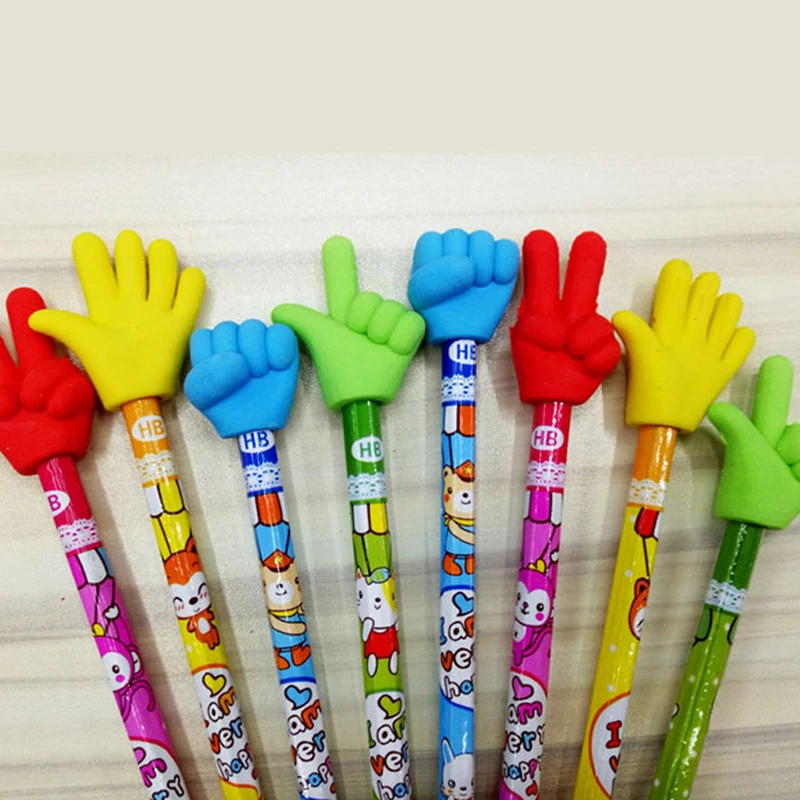 

5 шт./лот ластик для пальцев карандаш Топ DIY резинка ластик школьные Студенты Дети школьные принадлежности