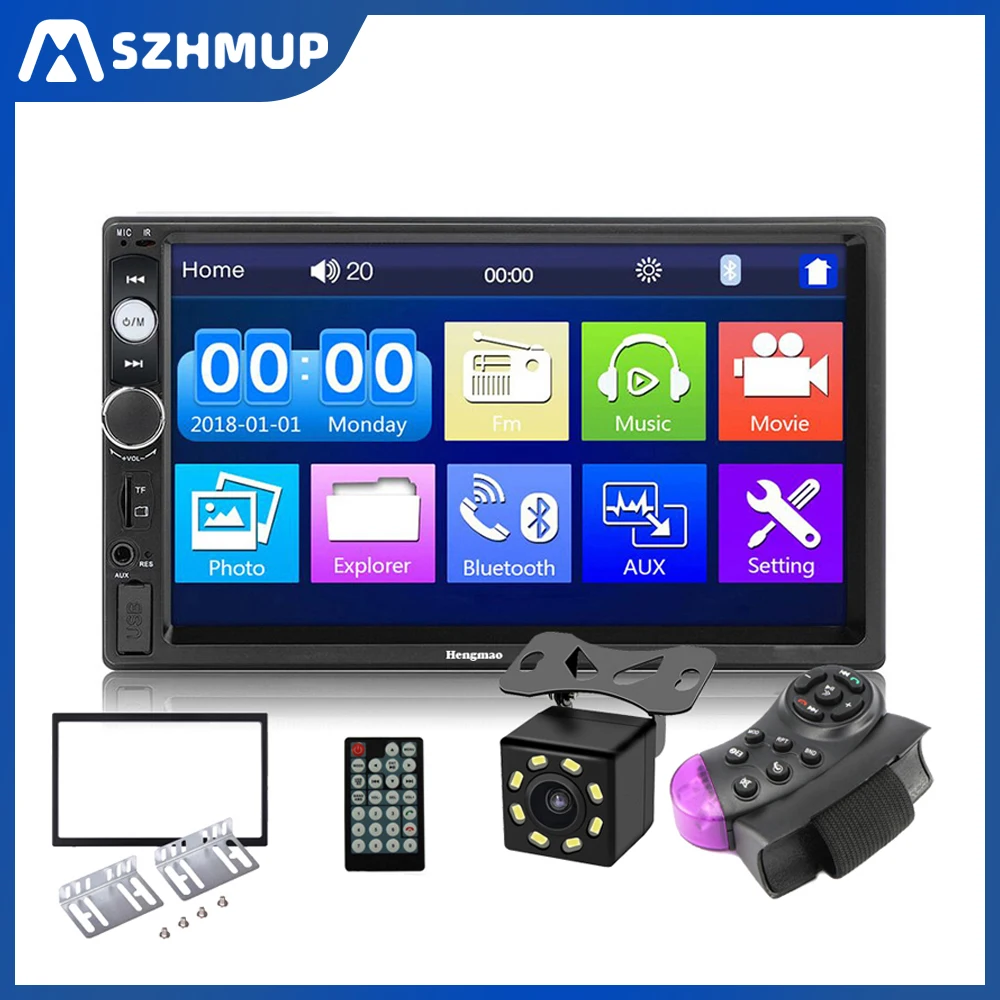 

SZHMUP 2Din Car Radio Touch Screen HD Multimedia Player Stereo 7010B Mirror Link Car 7inch MP5 Player Bluetooth Head Unit