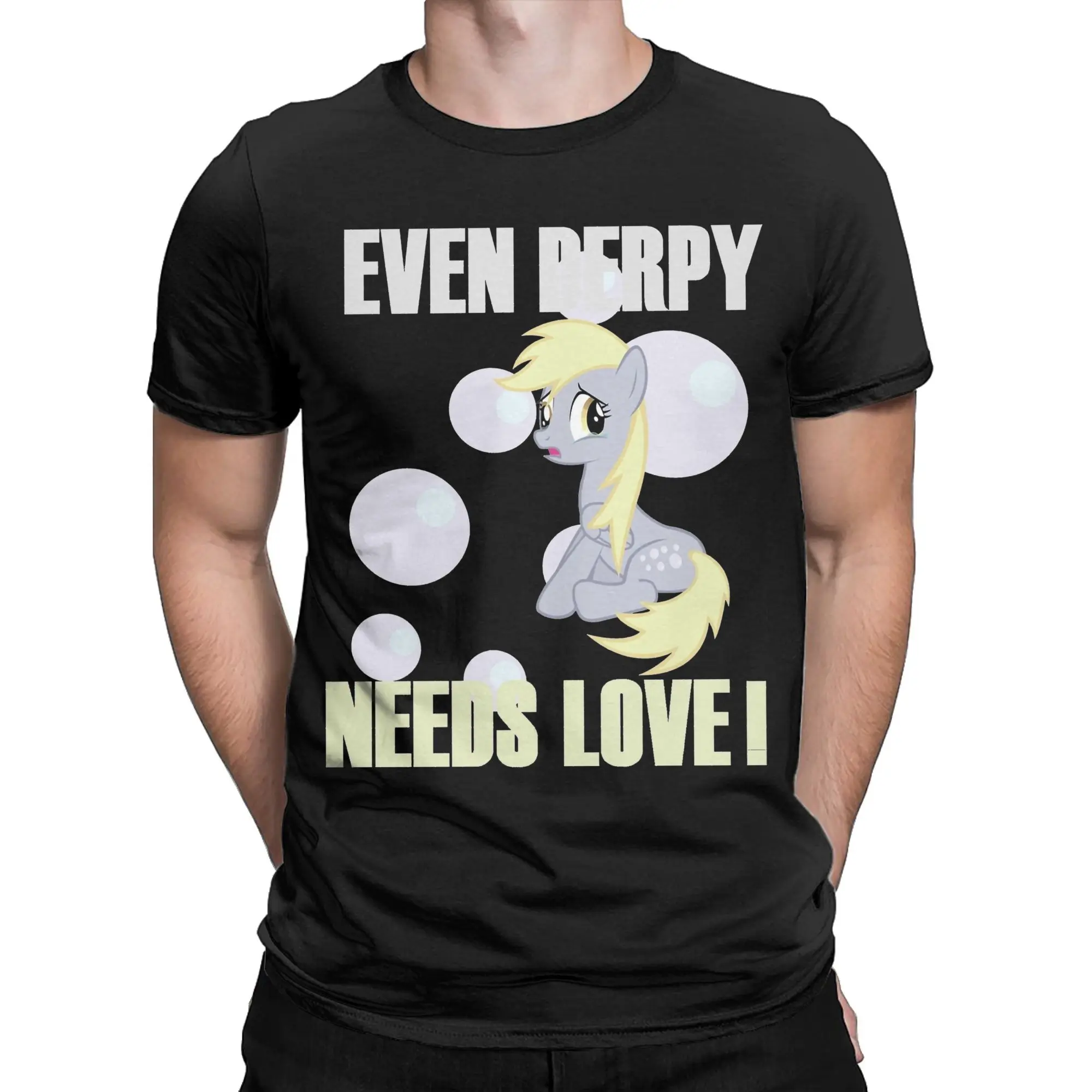 Men Women's Derpy Hooves MLP T Shirt Cotton Clothes Vintage Short Sleeve Crew Neck Tees Summer T-Shirts