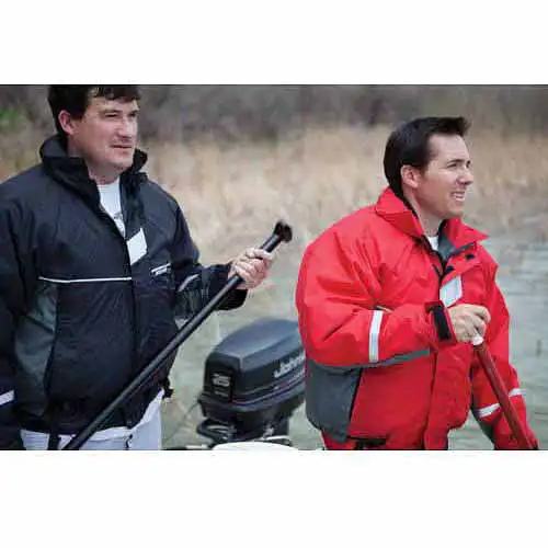 

FJ Unisex Fishing Life Jacket Flotation Vest with Pockets, 2XL, Red