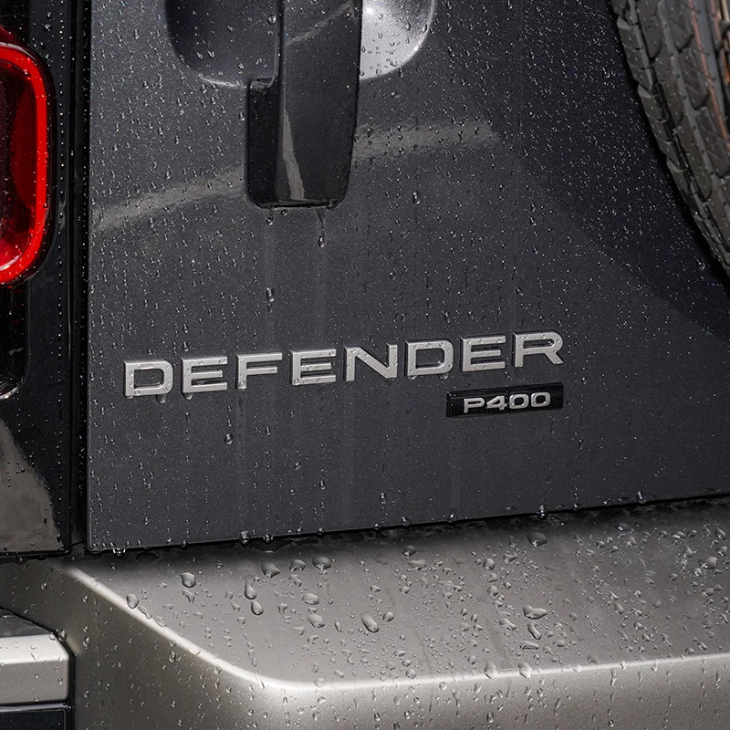 Suitable for Defender engine hood marking front and rear lettering New Defender V8 side marking 110/90 modified trunk logo badge