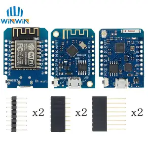 ESP8266 ESP-12 CH340G CH340 V2 USB WeMos D1 Mini PRO V3.0.0 макетная плата NodeMCU Lua IOT плата 3,3 В с контактами
