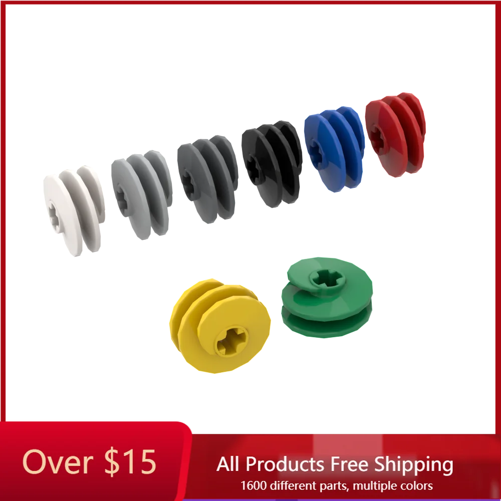 

10 шт. кубики MOC 27938 высокотехнологичный червячный винт для строительных блоков, детали, классический бренд, Детские высокотехнологичные игр...