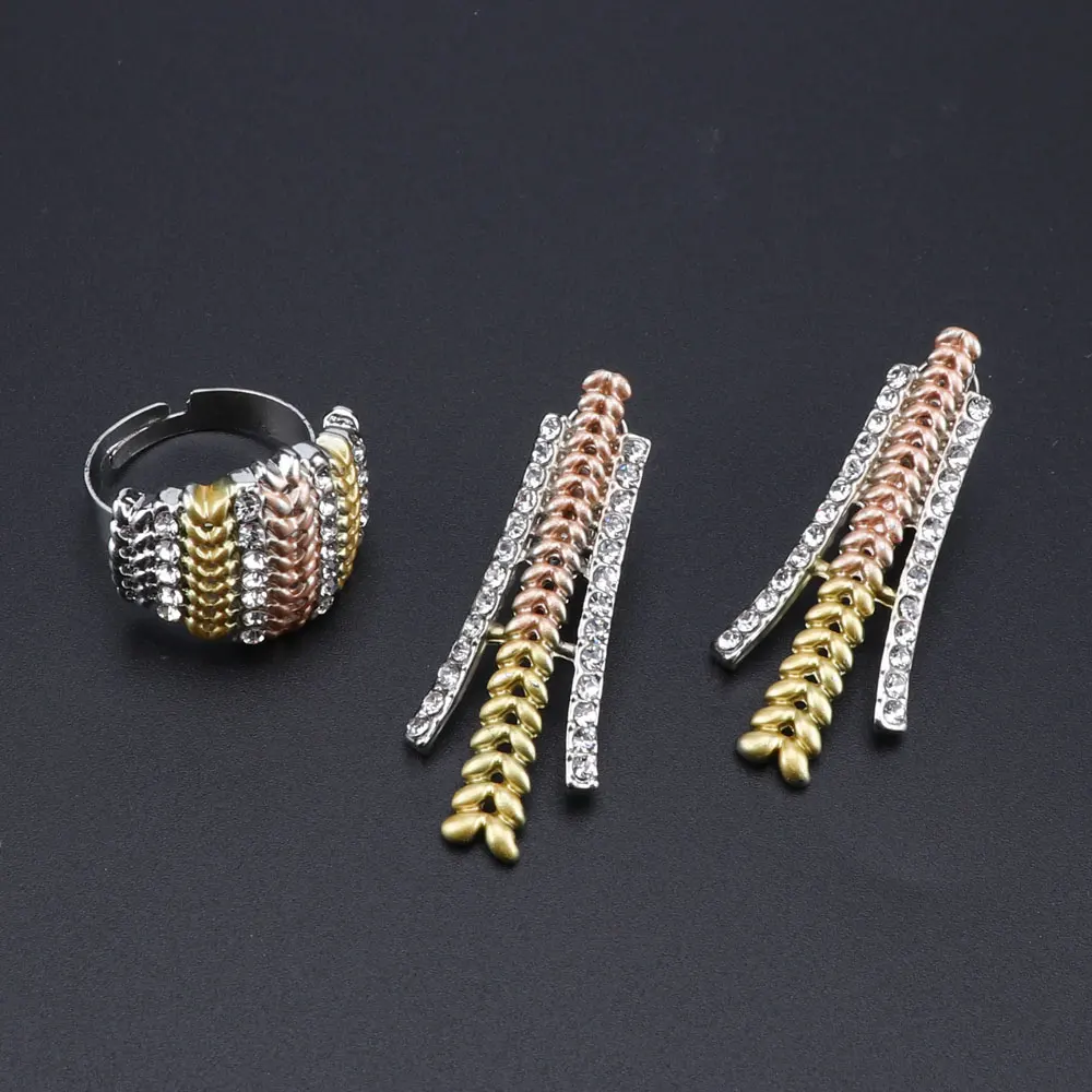 Модный свадебный комплект ювелирных изделий из Дубая Африки Нигерии