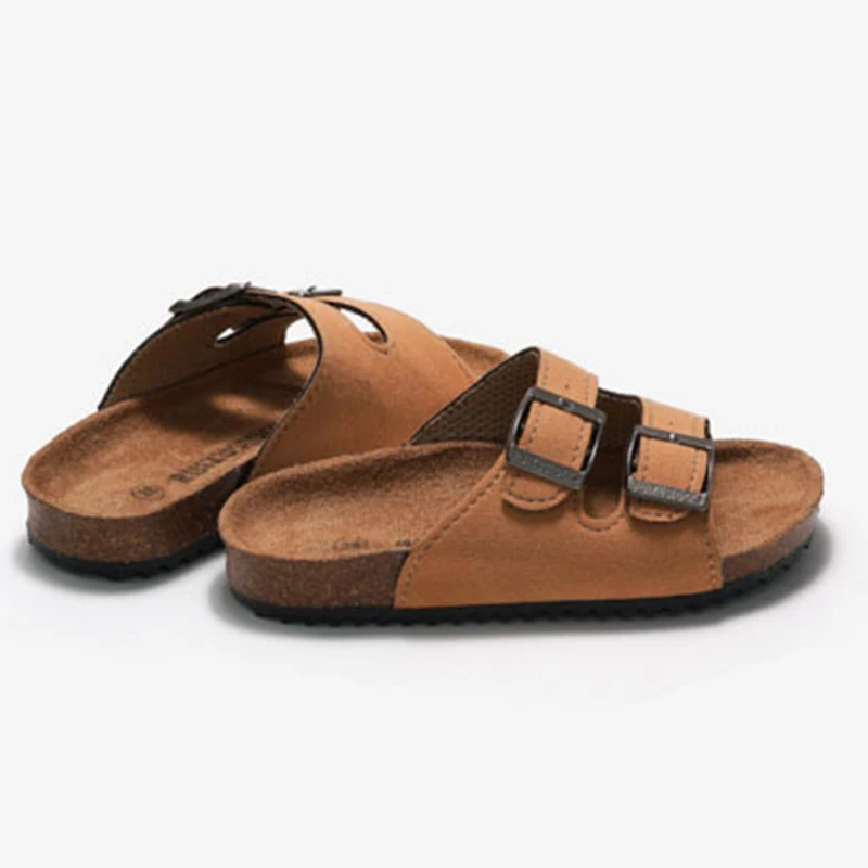 Летние Детские пробковые тапочки для мальчиков и девочек Повседневные улицы