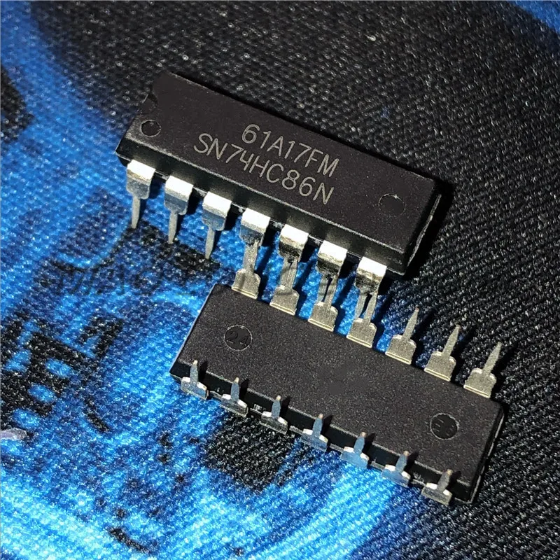 10 шт./лот SN74HC86N DIP14 SN74HC86 DIP 74HC86N DIP-14 74HC86 новая и оригинальная фотография