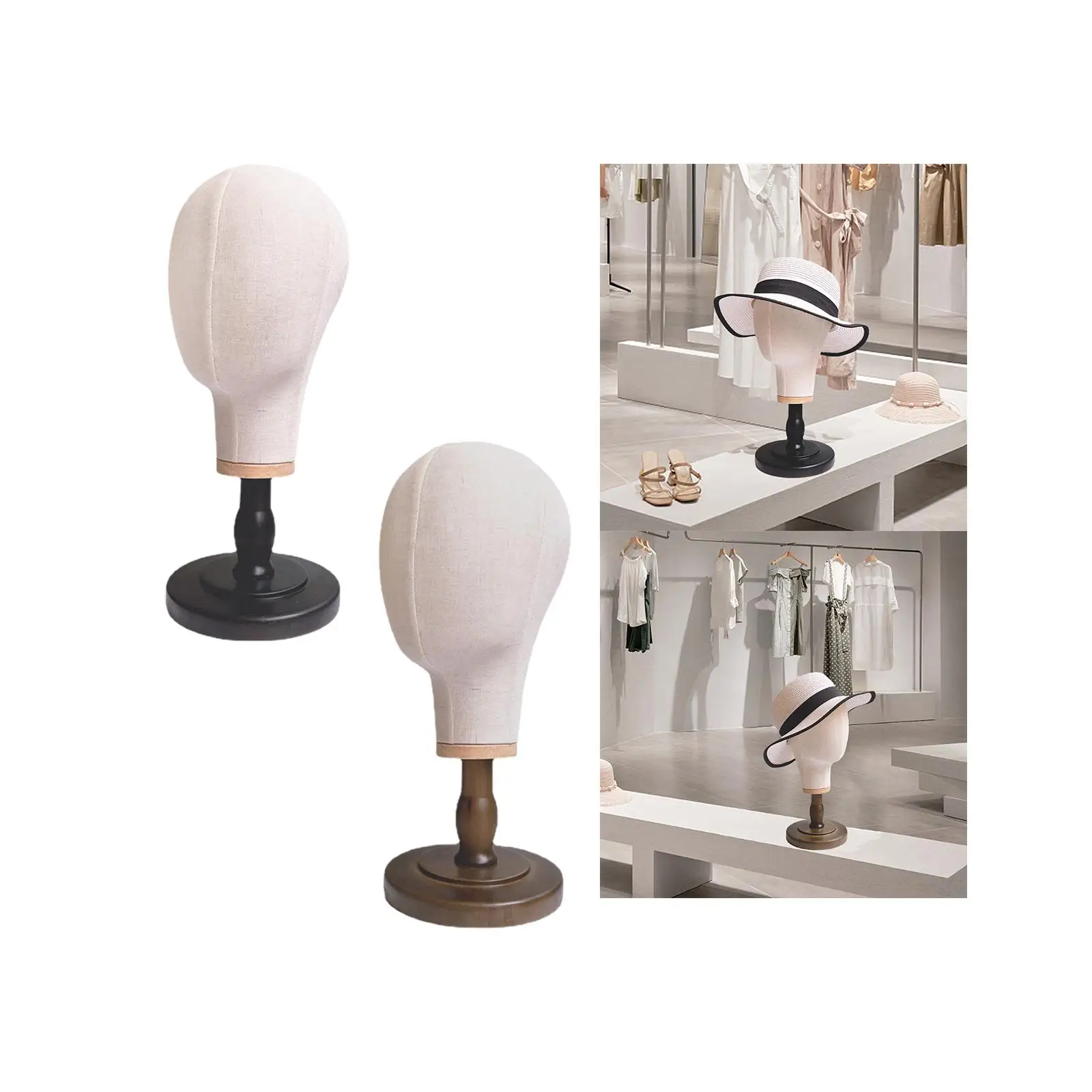 

Mannequin Head Model Display Hair Hats and Hairpieces Multipurpose Manikin Head Model for Glasses Headset Hat Wig Halloween Hat