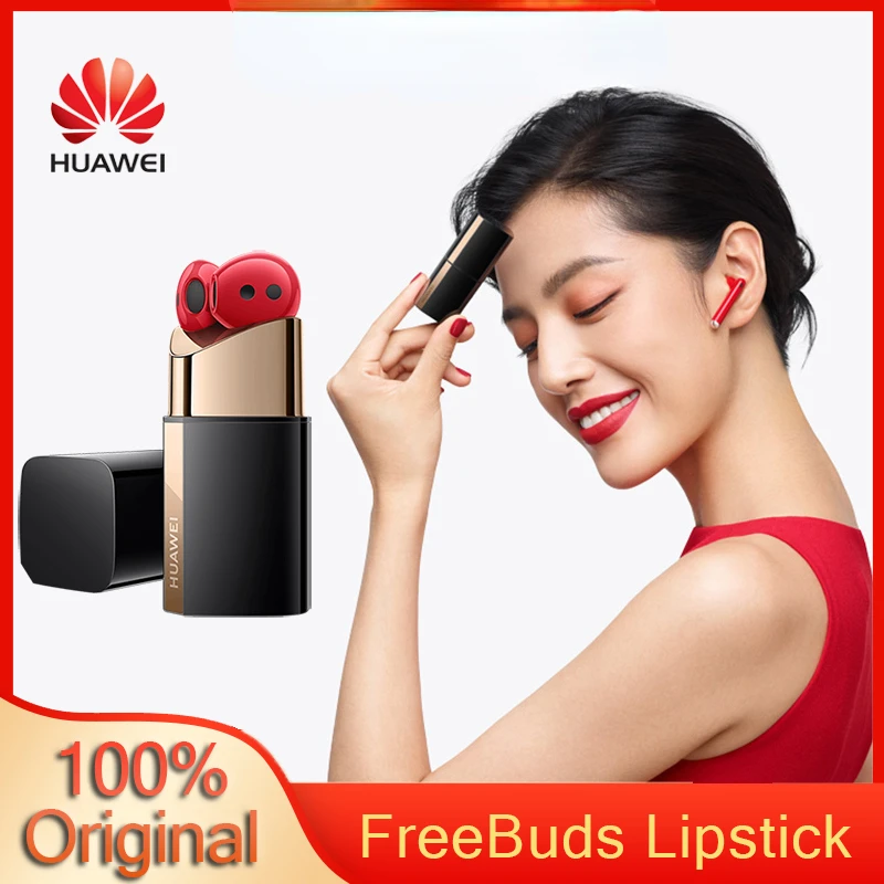 

Беспроводные наушники HUAWEI FreeBuds в форме помады, наушники с высоким разрешением и активным шумоподавлением, Bluetooth-гарнитура