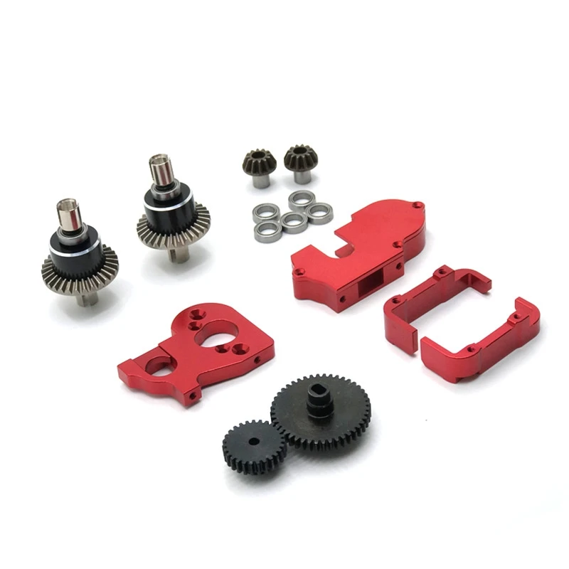 

1 Set of Motor Gear Metal for WLtoys 1/14 144001 144002 1/12 124016 124017 124018 124019 RC Car Upgrade Spare