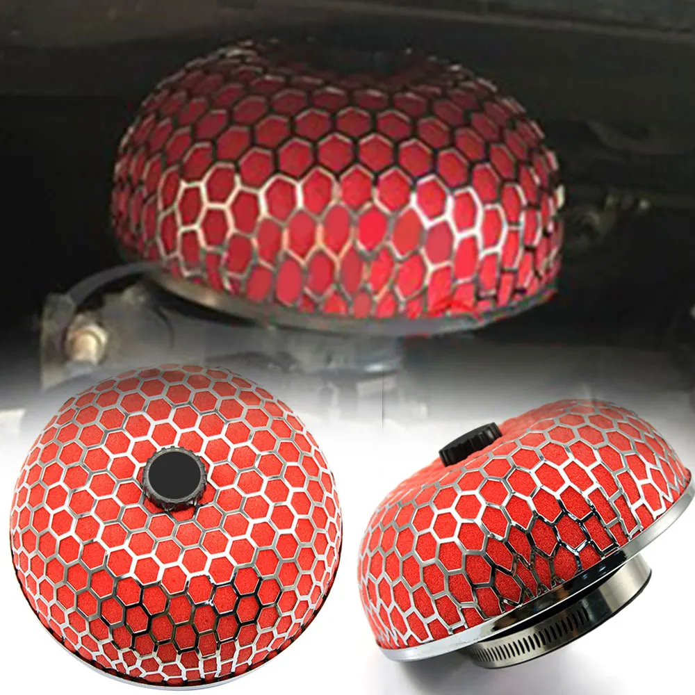 

76mm Universal Vehicle Air Filter 3inch 76mm Mushroom head Racing Car AIR Filter Flow Air intake System Reloaded Cleaner