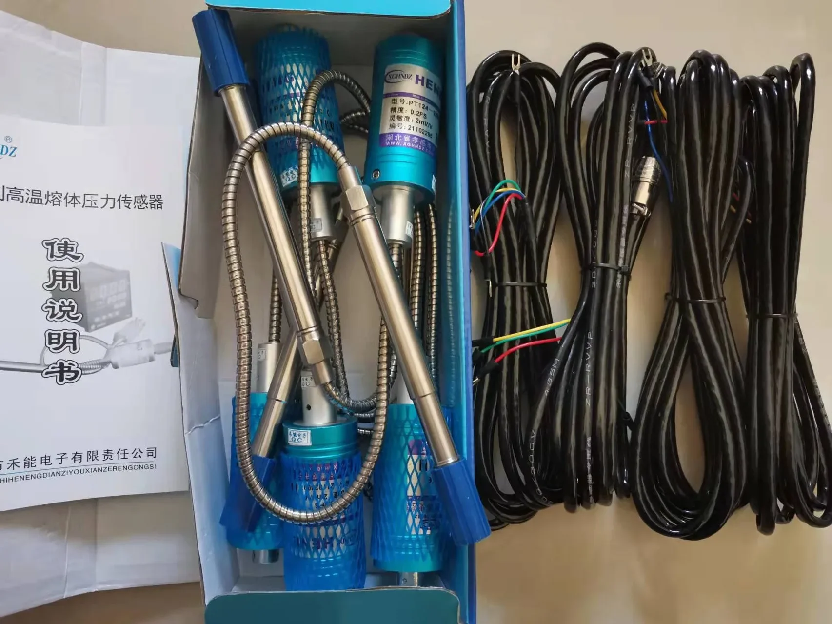 Высокотемпературный датчик давления расплава экструдера Heneng PT124-50MPA-M14*1 5