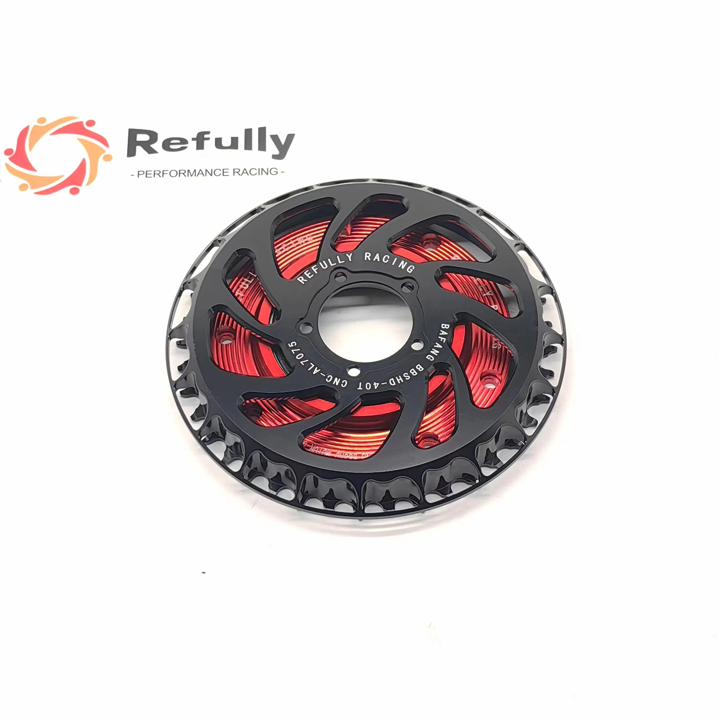 Фото Комплект Pro-Series для Bafang BBSHD – 40T Narrow Wide Chainring + индивидуальная крышка двигателя – совместим с SRAM Eagle 12-скоростными системами – не требует обрезки. №1