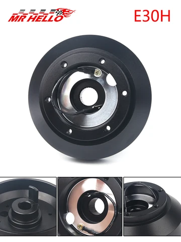 Комплект адаптеров для короткой ступицы гоночного руля для BMW E30 3-/5-SERIES 318 325 528 M3 M5 84-90 HUB-KE30H