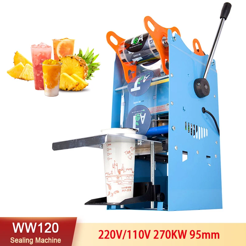 

Commercial Manual Milk Tea Sealing Machine Caliber Multi-speed Temperature Control Paper Cup Plastic Cup Sealing Machine