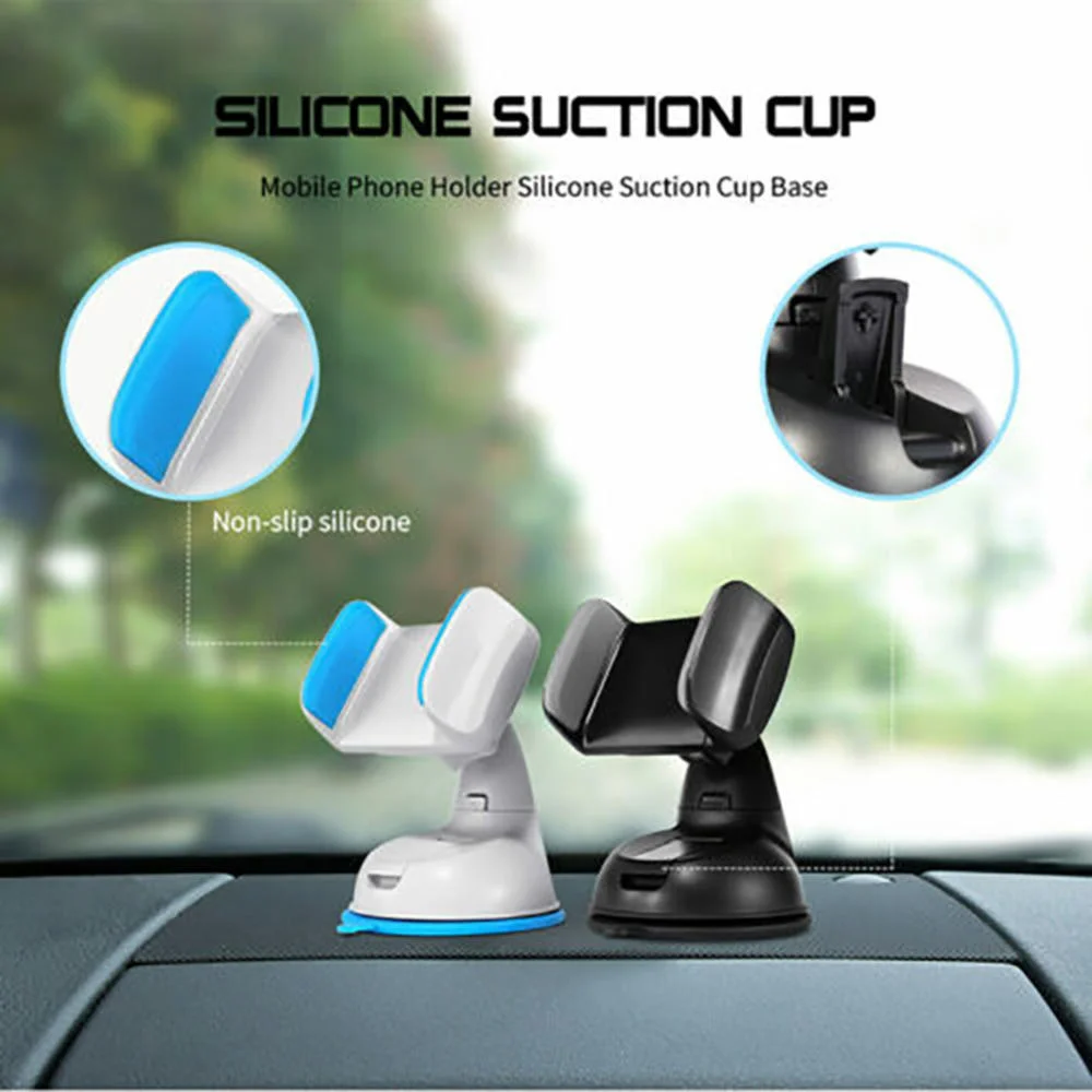 

Car Mobile Phone Holder 360° Universal Dashboard Suction Home Mount Windscreen Phone Stand Support For Apple iPhone Xiaomi