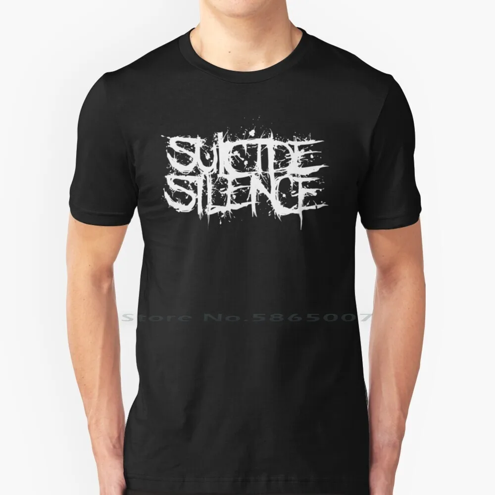 

Черная футболка из 100% хлопка с изображением самоубийц Deathcore Metalcore Nu Metal Hardcore черный металл симфонический металл