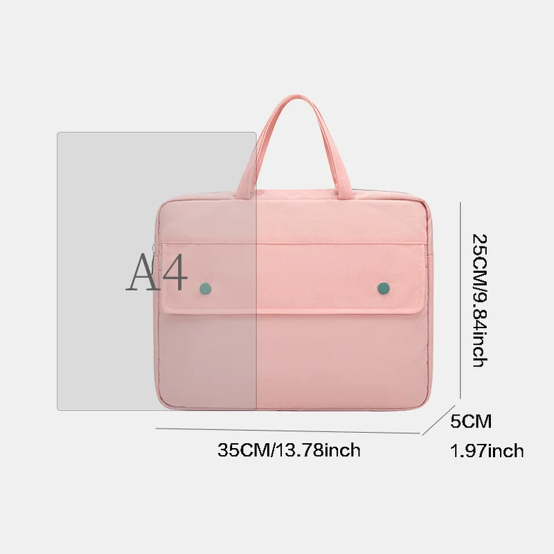 High Capacity Briefcase Business Necessary Laptop Document Organize Handbag Office Contract Material Storage Bag Accessorie Item