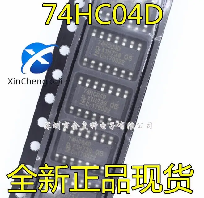 

30pcs original new 74HC04 74HC04D SN74HC04D SOP-14 logic NOT gate CMOS