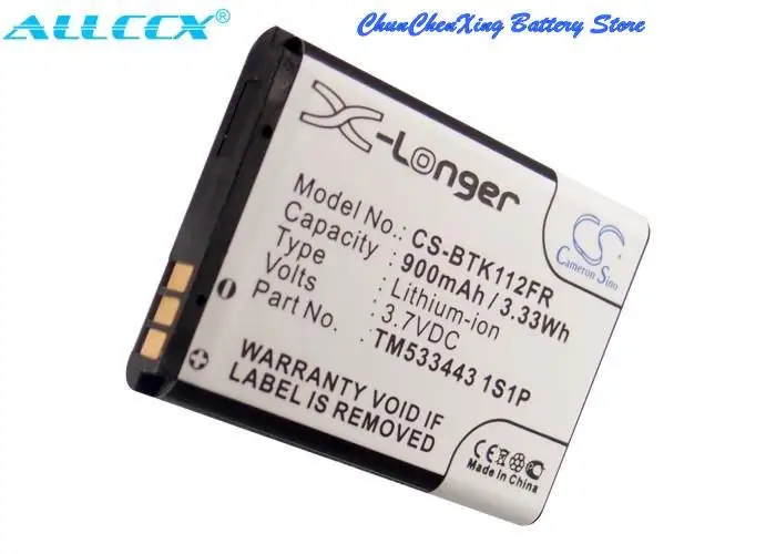 Cameron Sino 900mAh Battery for BLAUPUNKT BT Drive Free 111,