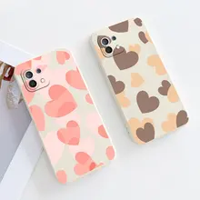NOHON Soft Case For OPPO RENO 2 2F 3 4 Pro 5 PLUS 6 6Z ACE Z FIND X2 X3 love heart Anti-Drop Quality phone Back Cover