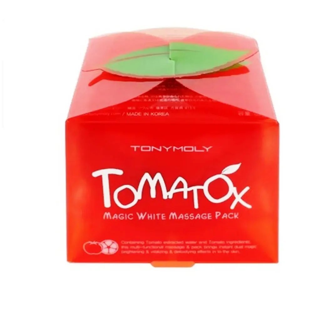 Фото TONYMOLY Tomatox Magic Massage Pack 80г – Корейская косметика для лица, ночная маска для ухода за кожей №5