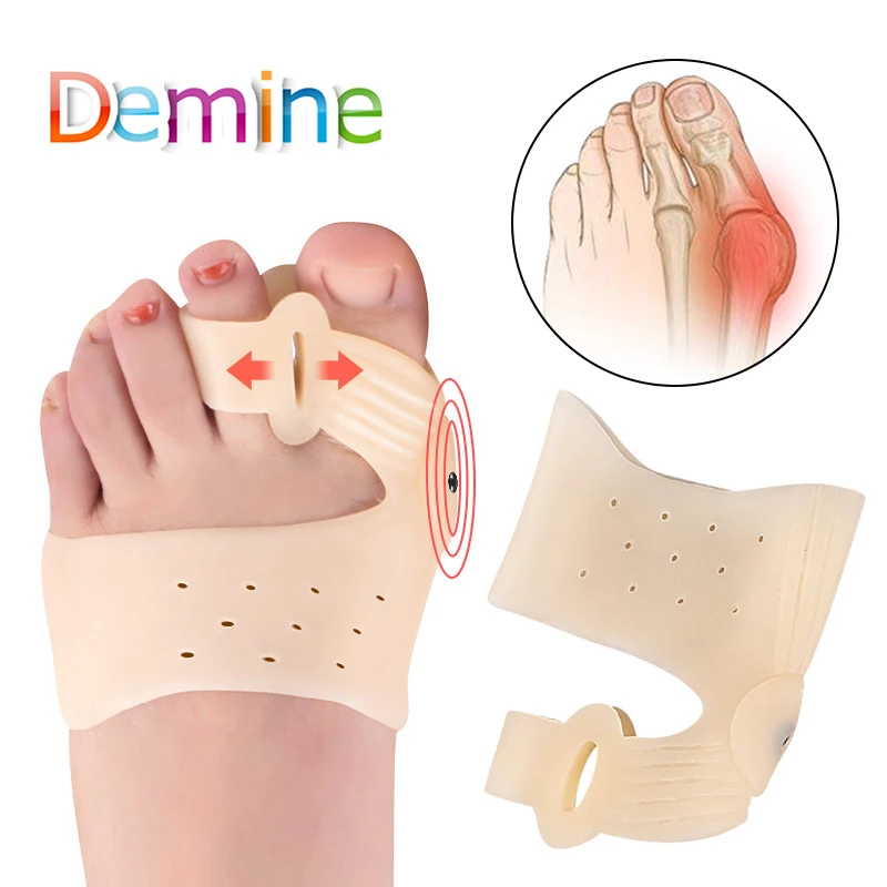 

Силиконовый корректор бурсита, разделитель большого пальца ноги, корректор вальгусной деформации пальца, разделитель пальца при вальгусно...