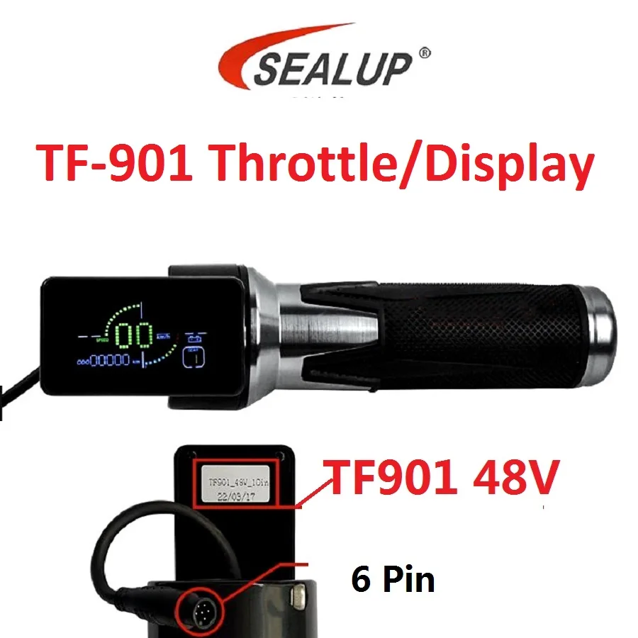Герметизирующая Тройная заслонка 6-контактный дисплей 48 в 20 А контроллер Средний