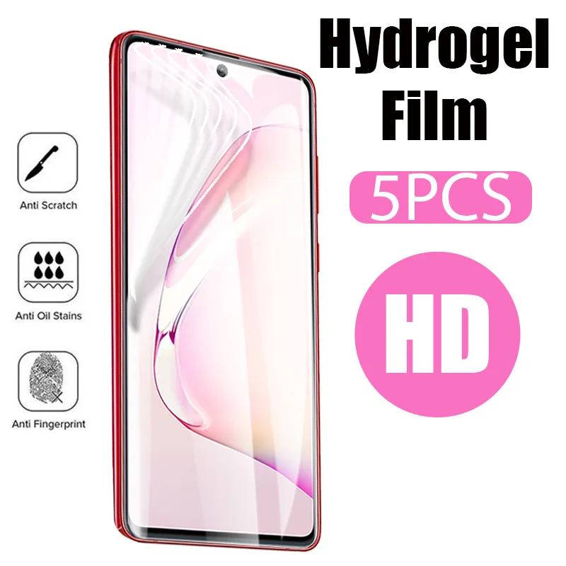 5PCS Hydrogel Film Protection for Samsung A52 A53 A13 A33 A32 A22 A73 5G Screen Protector on Samsung A51 50 A52S A21S A71 Film